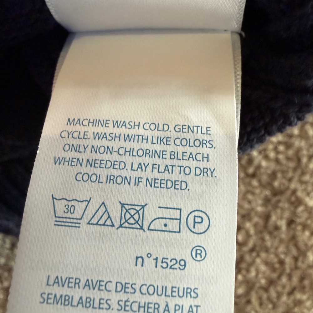 Ralph Lauren baby Cable Knit Sweater Vest - navy blue NWT - Picture 4 of 4